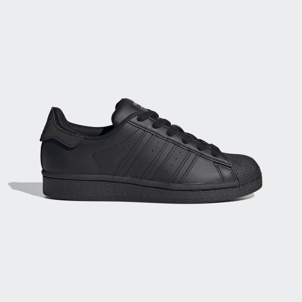 Adidas Boys' Superstar Originals Shoes Black/White Ireland FV3702